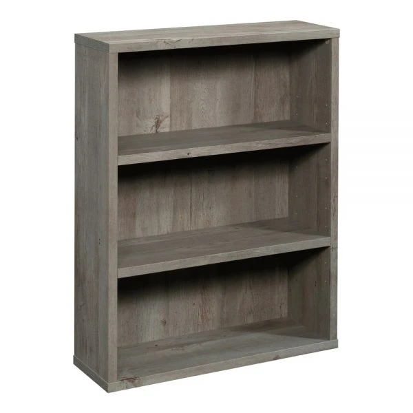 Sauder Optimum Bookcase, 45"H, 3 Shelves, Mystic Oak 6 Sauder Optimum Bookcase, 45"H, 3 Shelves, Mystic Oak - Image 6