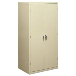 HON Assembled Storage Cabinet, 36w X 24.25d X 71.75h, Putty