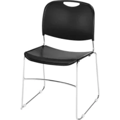 Lorell Lumbar Support Stacking Chairs