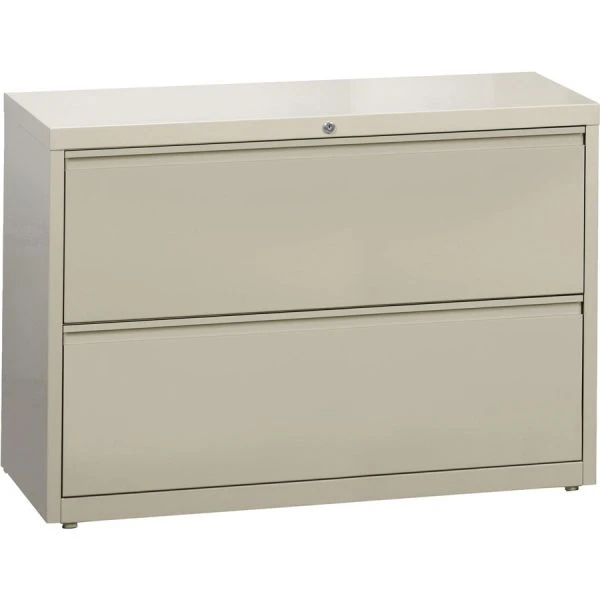 Lorell 2 Drawer Lateral File Cabinet, Letter/Legal/A4, 42" Wide, Putty 1 Lorell 2 Drawer Lateral File Cabinet, Letter/Legal/A4, 42" Wide, Putty