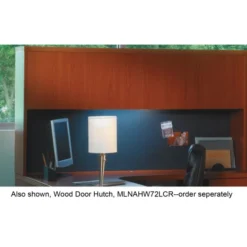 Safco Mayline Tack Panel For Aberdeen & Brighton Series 72w Hutch, Black Fabric