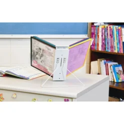 Durable InstaView Expandable Desktop Reference System, 10 Panels, Assorted Borders -office furniture sale 291ed5fc661bdcc15efef4baa0b4a459b8