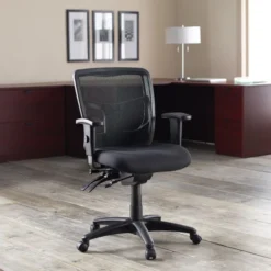 Lorell Managerial Swivel Mesh Mid-Back Office Chair -office furniture sale 29b33caaddbb60f02d647a8b775ec93c47
