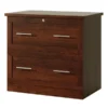 2-Drawer 30"W Lateral File Cabinet, Mulled Cherry
