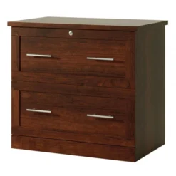 2-Drawer 30"W Lateral File Cabinet, Mulled Cherry