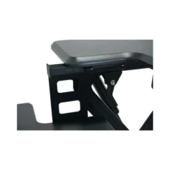Victor High Rise Height Adjustable Standing Desk With Keyboard Tray, 36" X 31.25" X 5.25" To 20", Gray/Black -office furniture sale 2a1a7df09f69753b33403ede4b552542d0