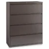 Lorell Fortress Series 4 Drawer Lateral File Cabinet, Letter/Legal/A4, 42" Wide, Medium