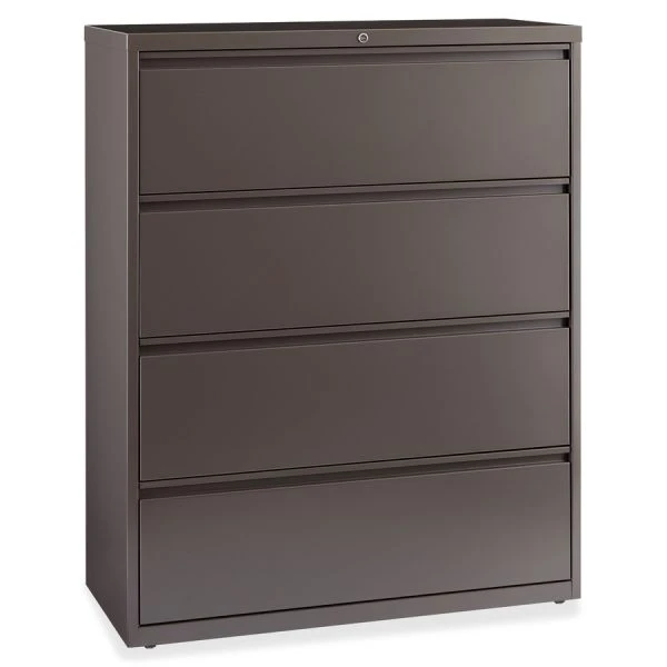 Lorell Fortress Series 4 Drawer Lateral File Cabinet, Letter/Legal/A4, 42" Wide, Medium 1 Lorell Fortress Series 4 Drawer Lateral File Cabinet, Letter/Legal/A4, 42" Wide, Medium