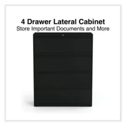 Alera Lateral File, 4 Legal/Letter-Size File Drawers, Black, 42" X 18.63" X 52.5" 13 Alera Lateral File, 4 Legal/Letter-Size File Drawers, Black, 42" X 18.63" X 52.5" -office furniture sale 2b2a3f6f3603f0ce0418c8dba735ba2689