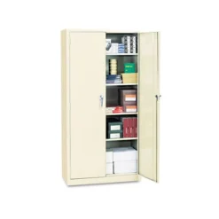 Alera Assembled 78" High Heavy-Duty Welded Storage Cabinet, Four Adjustable Shelves, 36w X 24d, Putty 8 Alera Assembled 78" High Heavy-Duty Welded Storage Cabinet, Four Adjustable Shelves, 36w X 24d, Putty -office furniture sale 2b882bf6d424801748381dd446f86414b4