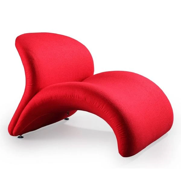 Rosebud Accent Chair In Red (Set Of 2) 4 Rosebud Accent Chair In Red (Set Of 2) - Image 4