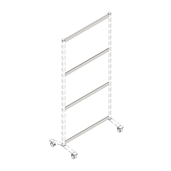 Lorell Single-Wide Panel Strip For Adaptable Panel System 4 Lorell Single-Wide Panel Strip For Adaptable Panel System - Image 4