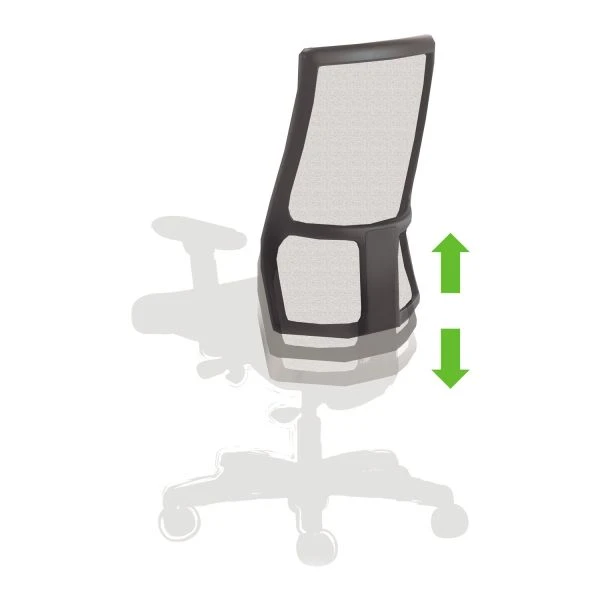 HON Ignition Series Mesh Mid-Back Work Chair, Supports Up To 300 Lb, 17.5" To 22" Seat Height, Black 2 HON Ignition Series Mesh Mid-Back Work Chair, Supports Up To 300 Lb, 17.5" To 22" Seat Height, Black - Image 2