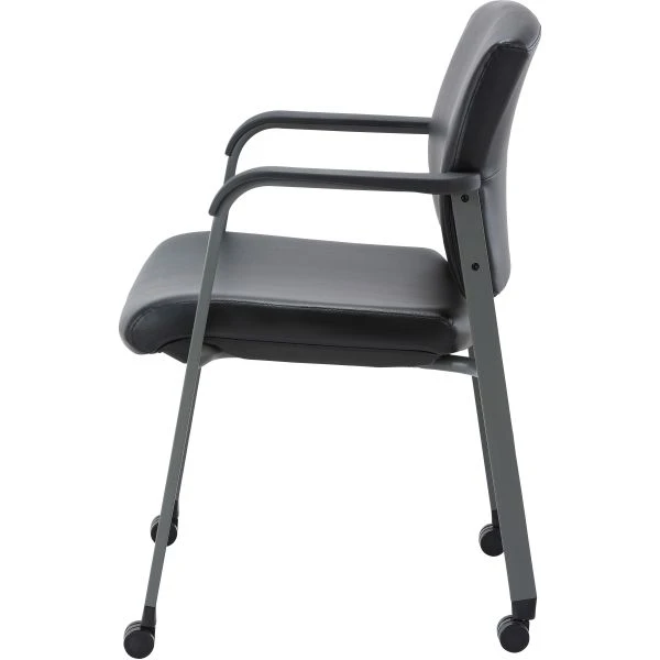 Lorell Healthcare Guest Chair With Casters 3 Lorell Healthcare Guest Chair With Casters - Image 3