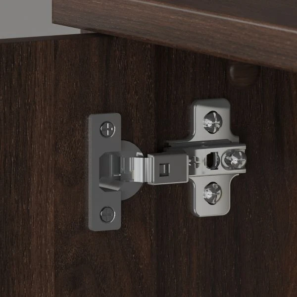 Bush Business Furniture Hybrid 72W Desk Hutch In Black Walnut 7 Bush Business Furniture Hybrid 72W Desk Hutch In Black Walnut - Image 7