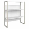 Bush Business Furniture Hybrid 36W Bookcase Hutch In White