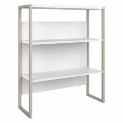 Bush Business Furniture Hybrid 36W Bookcase Hutch In White