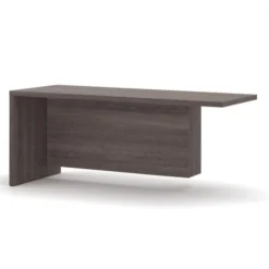 Bestar Pro-Linea Return Table In Bark Gray