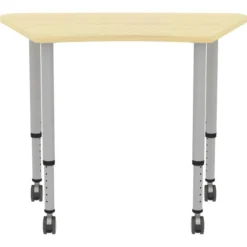 Lorell Height-adjustable Trapezoid Table -office furniture sale 2e591c61fa93e9145a44be08c2d6af5712