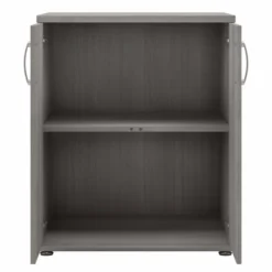 Bush Business Furniture Universal Floor Storage Cabinet With Doors And Shelves In Platinum Gray -office furniture sale 2eeb8159838f2eb05c4bad3baa204f98d0