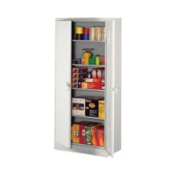 Alera Assembled 78" High Heavy-Duty Welded Storage Cabinet, Four Adjustable Shelves, 36w X 24d, Light Gray -office furniture sale 2f2bc711a0ef3d3d063f4ca0f2ab43bd38
