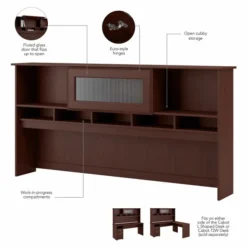 Bush Furniture Cabot 72W L Shaped Computer Desk With Hutch And Drawers In Harvest Cherry 13 Bush Furniture Cabot 72W L Shaped Computer Desk With Hutch And Drawers In Harvest Cherry -office furniture sale 2f473bb1632b6195836b709775c069848c