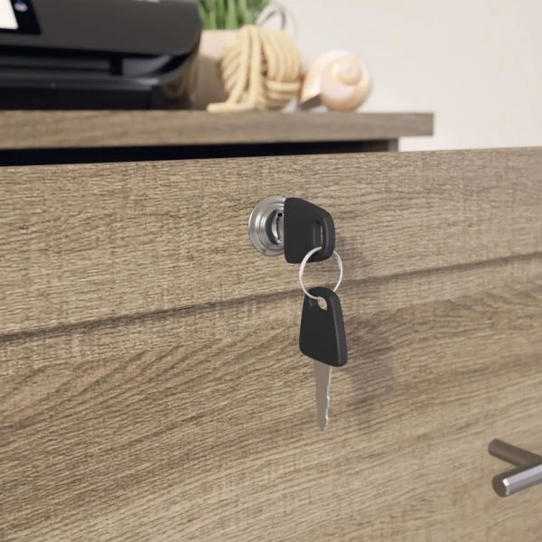 2-Drawer 30"W Lateral File Cabinet, Spring Oak 3 2-Drawer 30"W Lateral File Cabinet, Spring Oak - Image 3