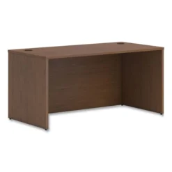 HON Mod Desk Shell, 60" X 30" X 29", Sepia Walnut