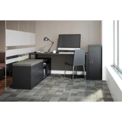 Lorell 2-Drawer Lateral Credenza, Letter/Legal/A4, 36" Wide, Charcoal 13 Lorell 2-Drawer Lateral Credenza, Letter/Legal/A4, 36" Wide, Charcoal -office furniture sale 30eddd15ef09f5507738c42e54a3bbd062