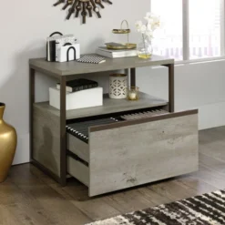 Sauder Manhattan Gate 31”W Lateral 1-Drawer File Cabinet, Mystic Oak -office furniture sale 30fa219694ade8fd123ea1a4c9da3a2f31