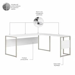 Bush Business Furniture Hybrid 72W X 30D L Shaped Table Desk With Metal Legs In White 14 Bush Business Furniture Hybrid 72W X 30D L Shaped Table Desk With Metal Legs In White -office furniture sale 31567ed9b2f5601bc1cd6f5b71fb8f1e86