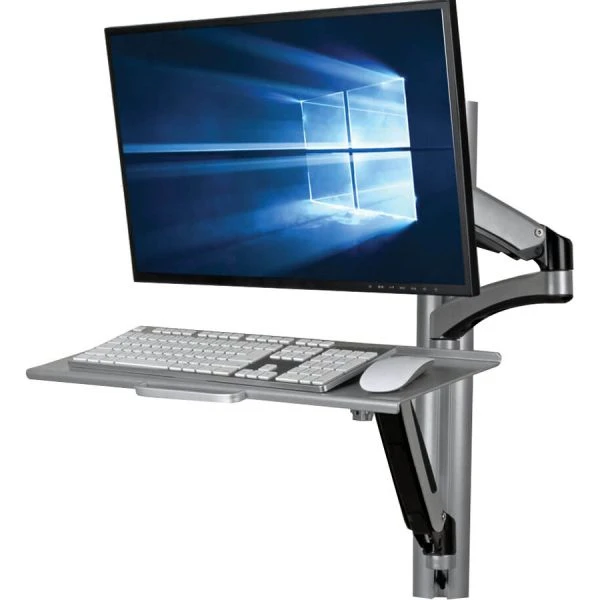 Tripp Lite Wall-Mount For Sit-Stand Desktop Workstation Standing Desk W/ Thin Client Mount 3 Tripp Lite Wall-Mount For Sit-Stand Desktop Workstation Standing Desk W/ Thin Client Mount - Image 3