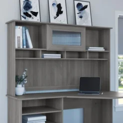 Bush Furniture Cabot 60W Hutch In Modern Gray 11 Bush Furniture Cabot 60W Hutch In Modern Gray -office furniture sale 31a071d90991a4d39cfb37ab249cf6d282