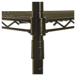 Alera NSF Certified Industrial Four-Shelf Wire Shelving Kit, 36w X 18d X 72h, Black 19 Alera NSF Certified Industrial Four-Shelf Wire Shelving Kit, 36w X 18d X 72h, Black -office furniture sale 31edb5523146a1b9268834a3f4c6701dd0 2