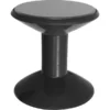 Storex Wiggle Stool, Non-Slip Base, Adjustable 12-18 Inch Height, Black
