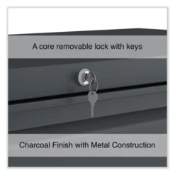 Alera Lateral File, 2 Legal/Letter-Size File Drawers, Charcoal, 42" X 18.63" X 28" -office furniture sale 32d5ebac788893f6b64dede710f34a09f3