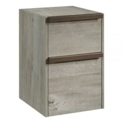 Sauder Manhattan Gate 18”D Vertical 2-Drawer Mobile File Cabinet, Mystic Oak