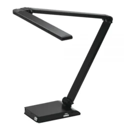 Extendable LED Task Lamp, Adjustable, 25"H, Black