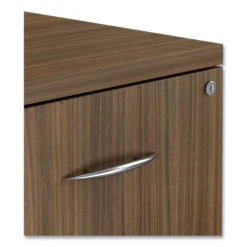 Alera Valencia Series Mobile Pedestal, Left Or Right, 2 Legal/Letter-Size File Drawers, Modern Walnut, 15.38" X 20" X 26.63" -office furniture sale 3452784f99e76c3596307f532bd2daa4a1