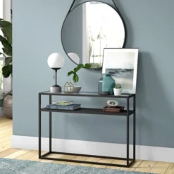 Reagan 17.75" Tall Table Lamp With Glass Shade In Black/White Milk 10 Reagan 17.75" Tall Table Lamp With Glass Shade In Black/White Milk -office furniture sale 34c4b1fec2a857aecad896a5beddd75281