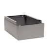 Tennsco Optional Locker Base, 12w X 18d X 6h, Medium Gray