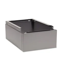 Tennsco Optional Locker Base, 12w X 18d X 6h, Medium Gray