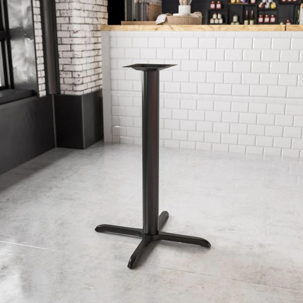 Beverly 33'' X 33'' Restaurant Table X-Base With 4'' Dia. Bar Height Column 1 Beverly 33'' X 33'' Restaurant Table X-Base With 4'' Dia. Bar Height Column