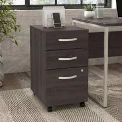 Bush Business Furniture Hybrid 3 Drawer Mobile File Cabinet In Storm Gray - Assembled -office furniture sale 35ba67d3104dbae7b68ce84b5597ee8482