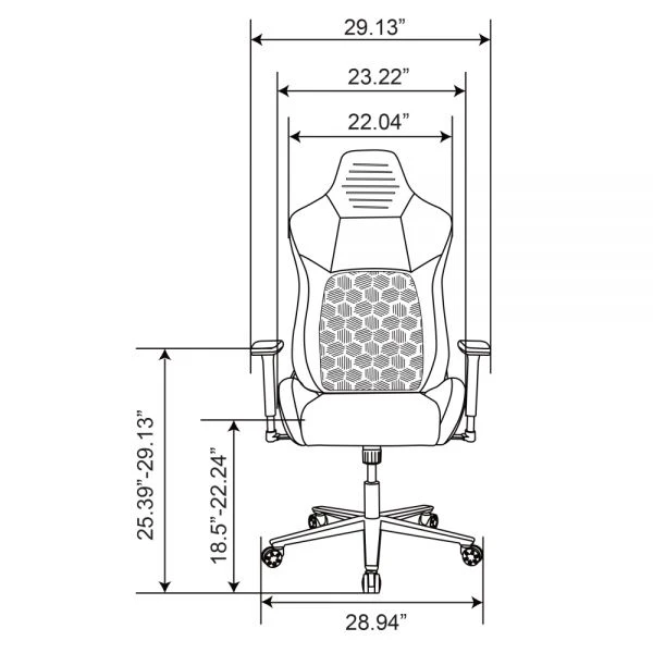 RS Gaming Vertex Faux Leather High-Back Gaming Chair, Black, BIFMA Certified 9 RS Gaming Vertex Faux Leather High-Back Gaming Chair, Black, BIFMA Certified - Image 9