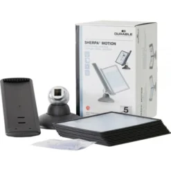 Durable SHERPA Motion Desk Reference System, 10 Panels, Black Borders -office furniture sale 368dade44787be3b9c465941effcdd6fa8