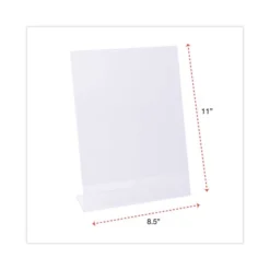 Universal Clear L-Style Freestanding Frame, 8.5 X 11 Insert, 3/Pack -office furniture sale 36cccd989a54618f211d4d053ca0cf0204