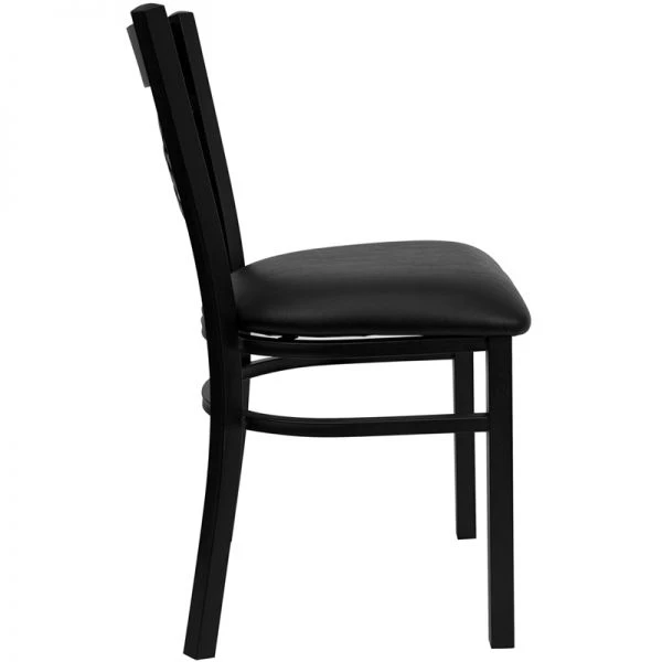 Flash Furniture ''X'' Back Metal Restaurant Chair 2 Flash Furniture ''X'' Back Metal Restaurant Chair - Image 2