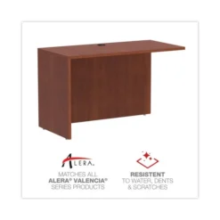 Alera Valencia Series Reversible Return/Bridge Shell, 47.25w X 23.63d X 29.5h, Cherry -office furniture sale 3732f17f53ece2ea912de1a84c9c16ddcc