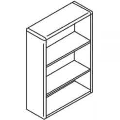 HON 10700 Series Wood Bookcase, Three-Shelf, 36w X 13.13d X 43.38h, Mahogany 9 HON 10700 Series Wood Bookcase, Three-Shelf, 36w X 13.13d X 43.38h, Mahogany -office furniture sale 376db79627037dbd17c7af30502a90f7ef